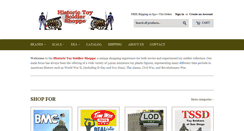 Desktop Screenshot of historicaltoys.com